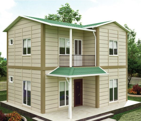 Double Storey Prefabricated House 100 m²