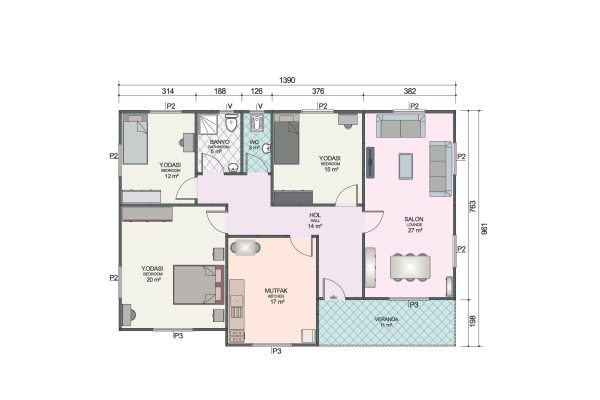 Prefabricated House 122 m² - Image 2