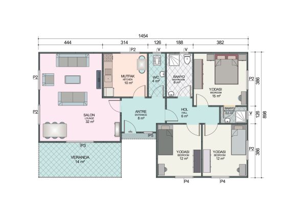 Prefabricated House 123 m² - Image 2