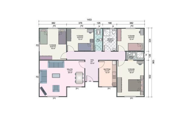 Prefabricated House 129 m² - Image 2