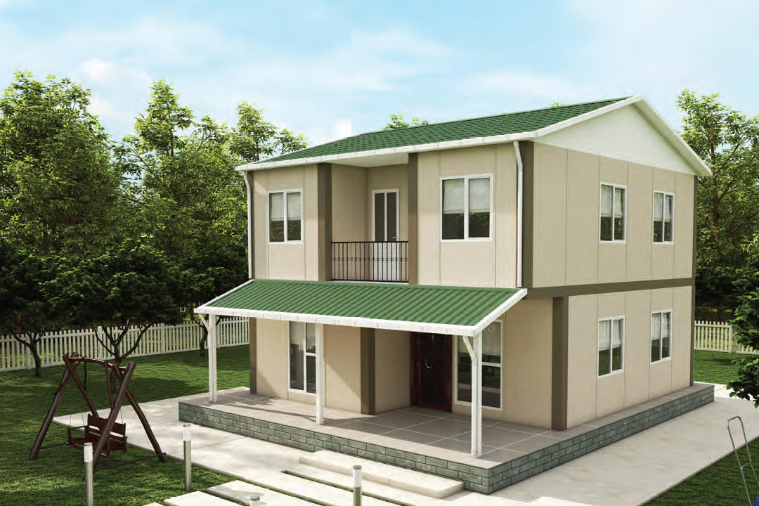 Double Storey Prefabricated House 131 m²