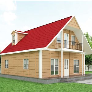 Double Storey Prefabricated House 134 m²