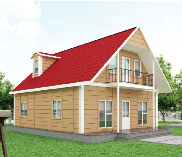 Double Storey Prefabricated House 134 m²