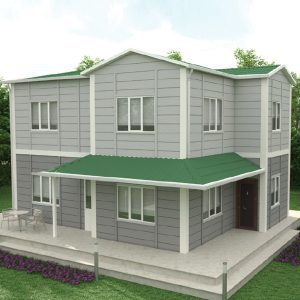 Double Storey Prefabricated House 142 m²