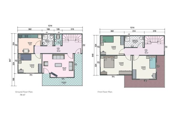 Double Storey Prefabricated House 142 m² - Image 2