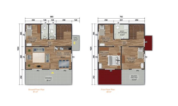 Double Storey Prefabricated House 149 m² - Image 2
