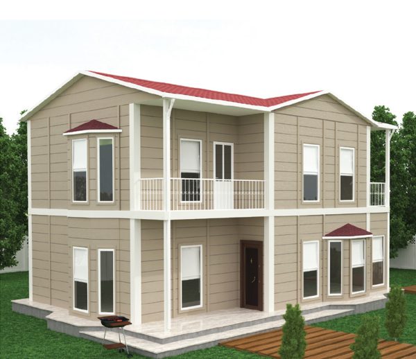 Double Storey Prefabricated House 155 m²