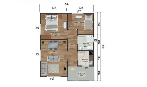 Prefabricated House 53 m² - Image 2