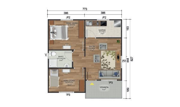 Prefabricated House 62 m² - Image 2