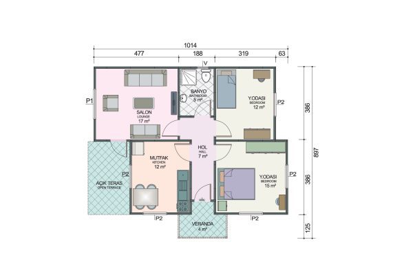 Prefabricated House 72 m² - Image 2