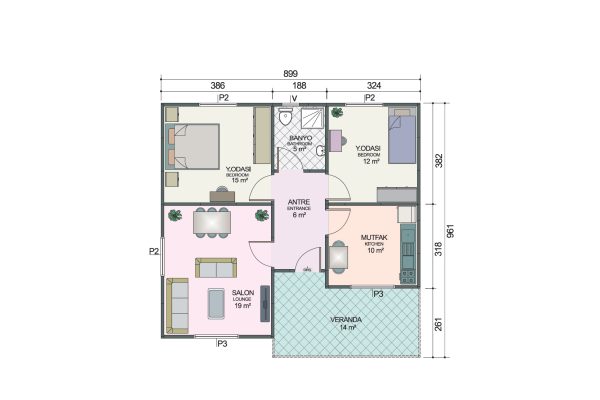 Prefabricated House 84 m² - Image 2