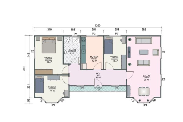 Prefabricated House 98 m² - Image 2